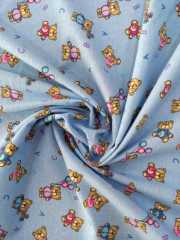 Alfabe ve Ayıcık Pazen Kumaş