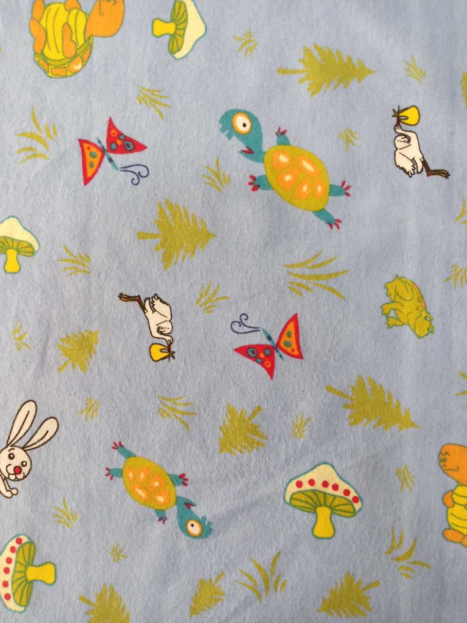 Kaplumbağa Tavşan Pazen Kumaş