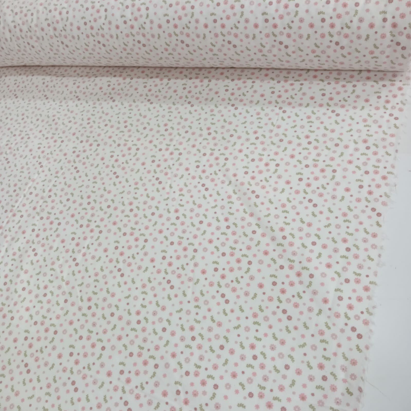 Pembe Minik Zambak Divitin Kumaş