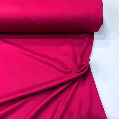 Bordo Çelik Jarse Likralı Penye Kumaş