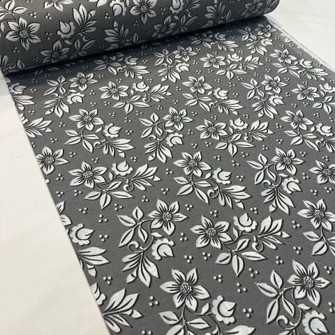 Gri Zambak Poplin Kumaş