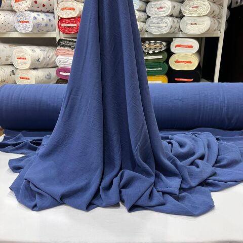 İndigo Mavi Aerobin (Ayrobin) Kumaş