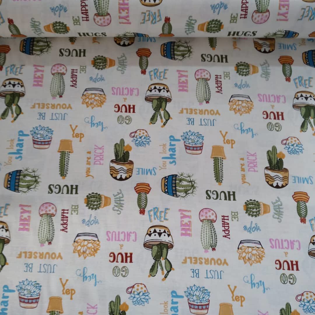 Kaktüsler Duck Keten