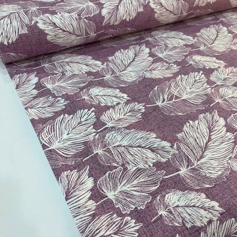 Eflatun Panama Döşemelik Duck Keten Kumaş (en 215 cm)