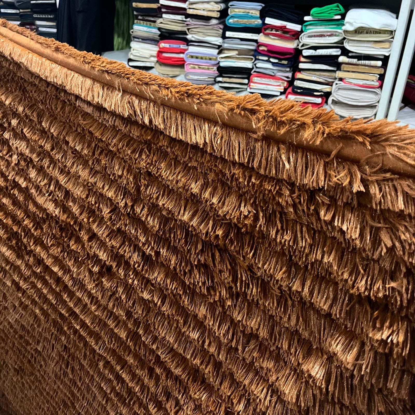 Taba Püskül Peluş Kumaş