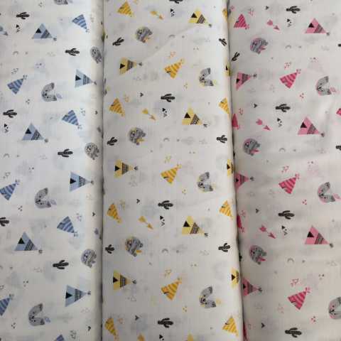 Minik Kızılderili Çadırı Müslin Bezi