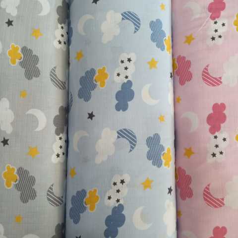 Gece Müslin Bezi (Renkli Zemin)