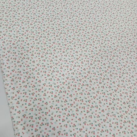 Minik Desenli Pazen Kumaş Mavi