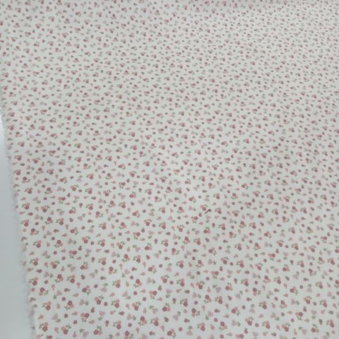 Minik Desenli Pazen Kumaş Pembe