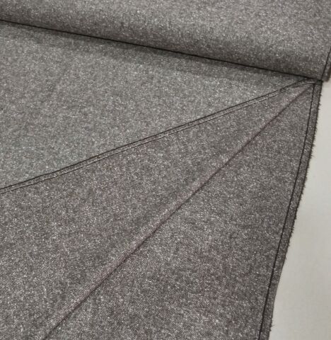 Yünlü Kahverengi Karyağdı Tweed Kumaş