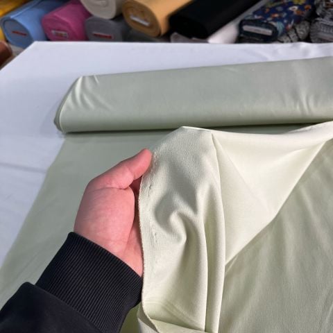Çağla Likralı Floş Krep Kumaş