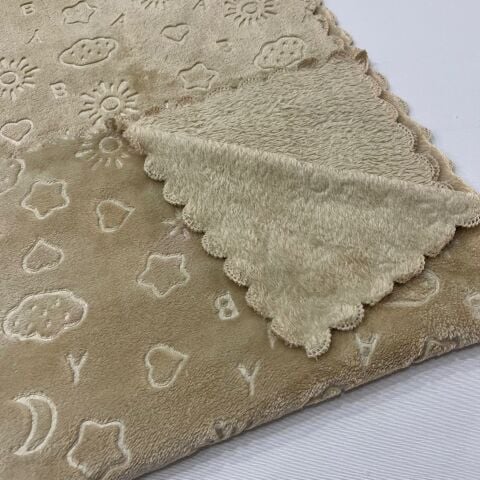 Sütlü Kahve Welsoft Havlu Bebek Battaniyesi