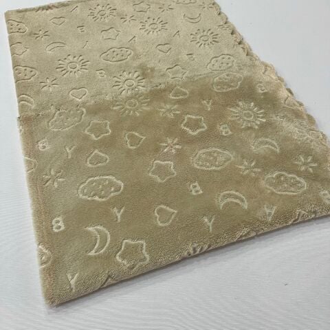 Sütlü Kahve Welsoft Havlu Bebek Battaniyesi