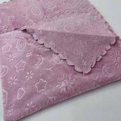 Pembe Welsoft Havlu Bebek Battaniyesi