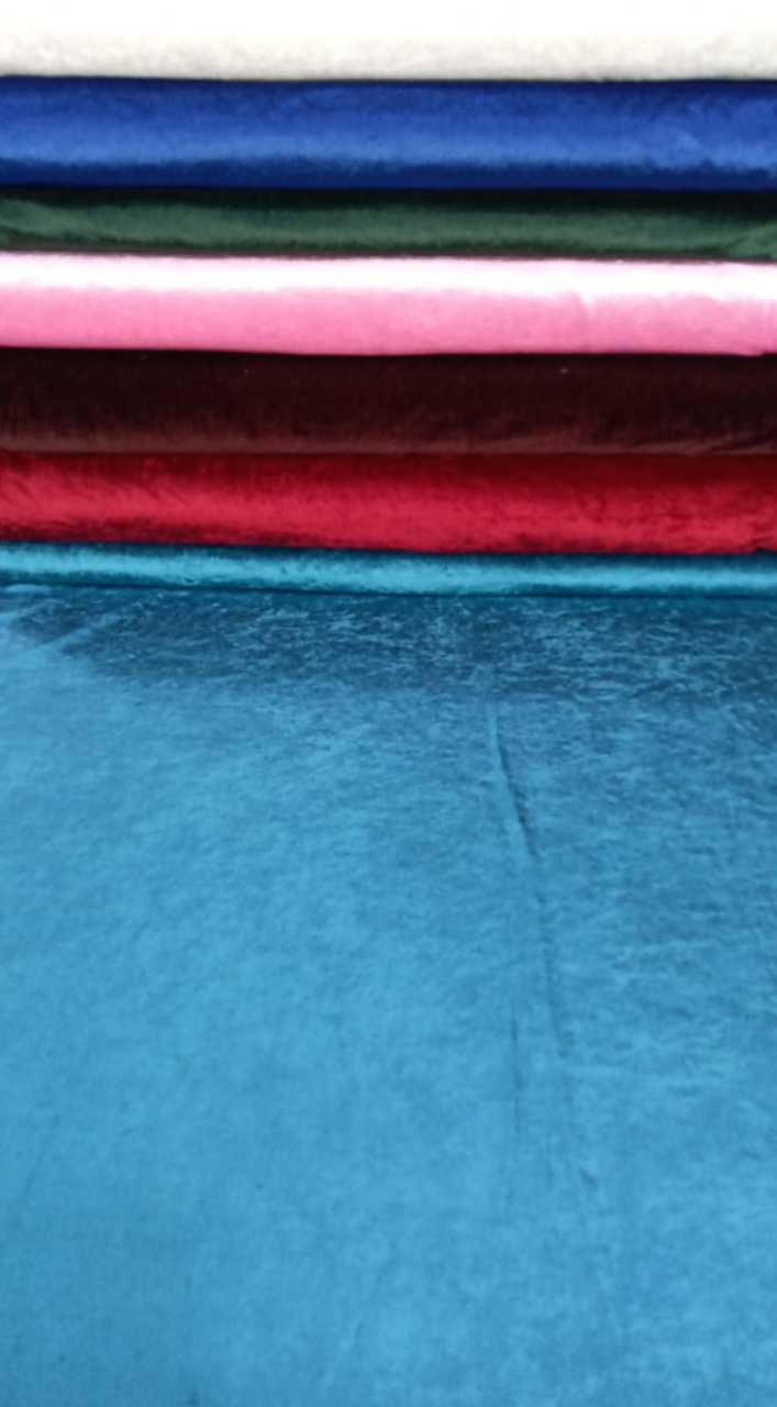 Düz Renk Kadife Kumaş