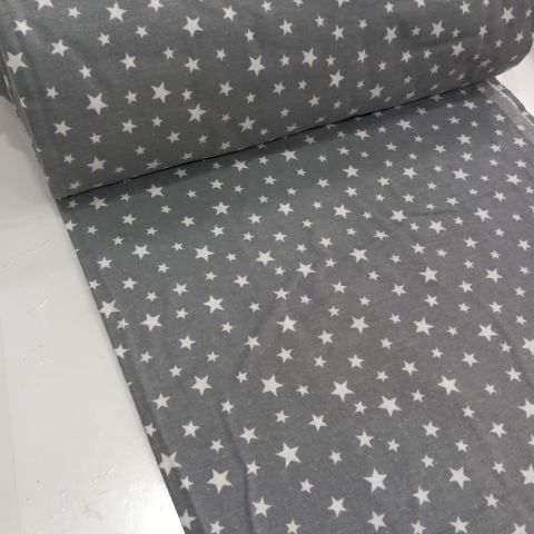 Gri Yıldızlar Pazen Kumaş