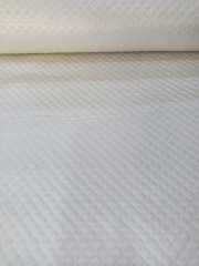 Krem Saten Dikişli Kapitone Kumaş