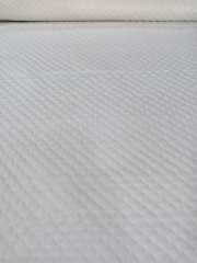 Beyaz Saten Dikişli Kapitone Kumaş