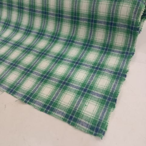 Yeşil Ekose Oduncu Kumaş