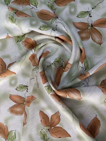 Zambak Desenli Keten Hardal