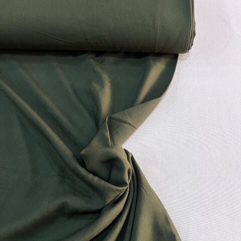 Haki Yeşili Viskon Kumaş