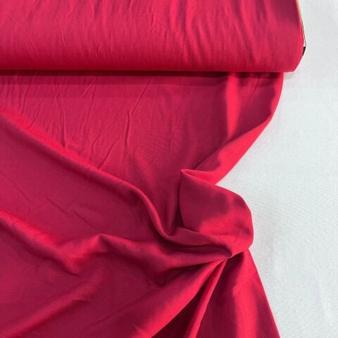 Kırmızı Viskon Kumaş