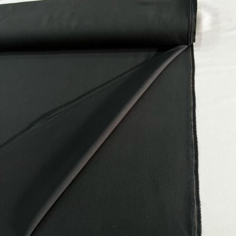 Siyah Likralı Krep Kumaş