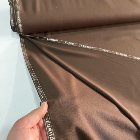 Camelya Kahve Gabardin Kumaş