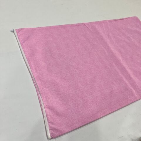 Ranforce Yastık Kılıfı (fermuarlı) Pembe