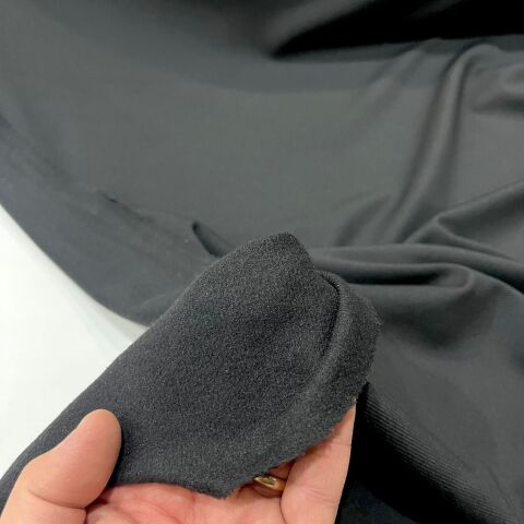 Siyah Şardonlu Ribana Kumaş