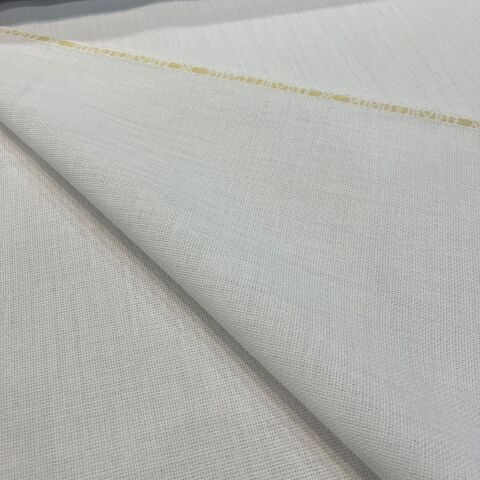 Beyaz Linen Keten Kumaş