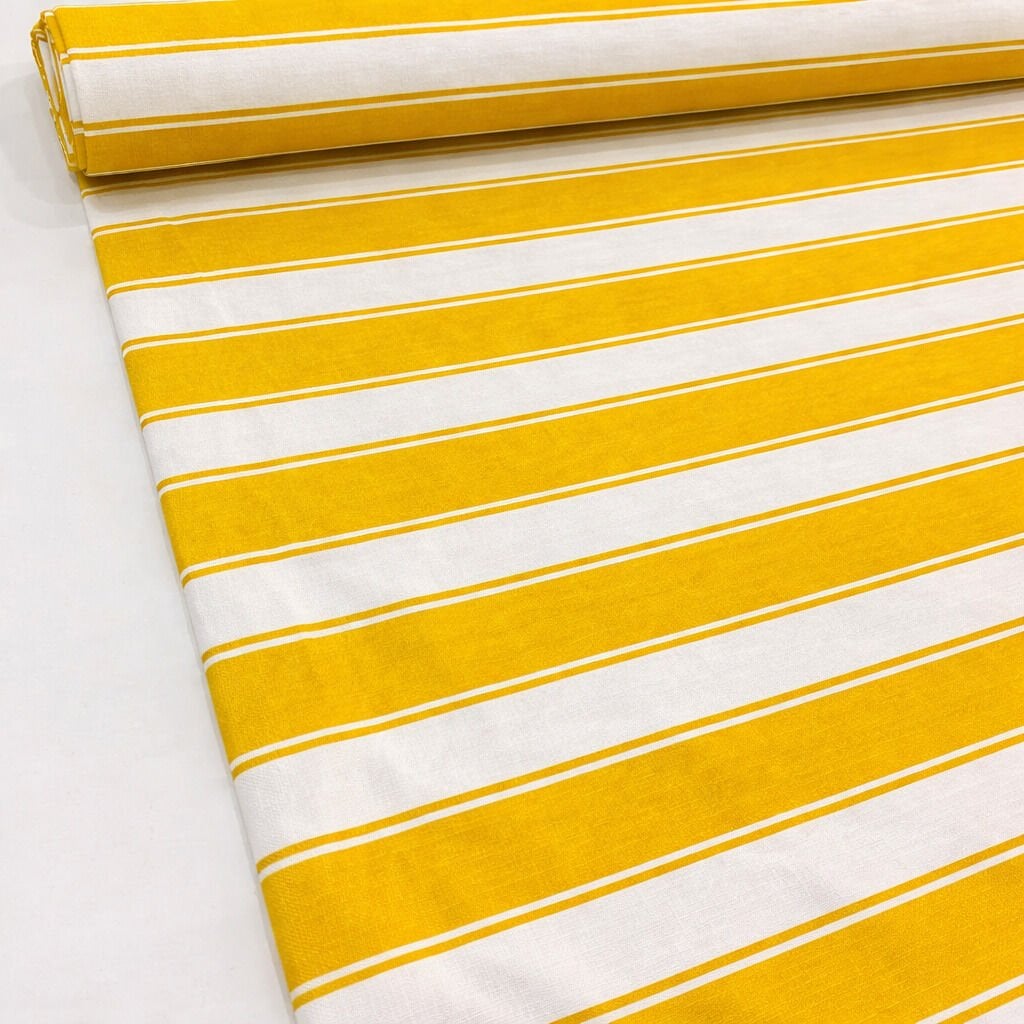 Sarı Çizgili Branda Kumaşı En 280 cm