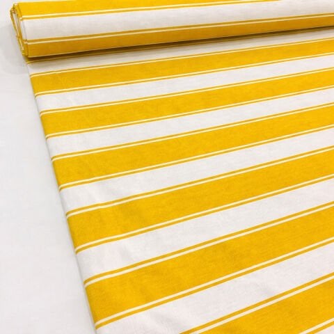 Sarı Çizgili Branda Kumaşı En 280 cm