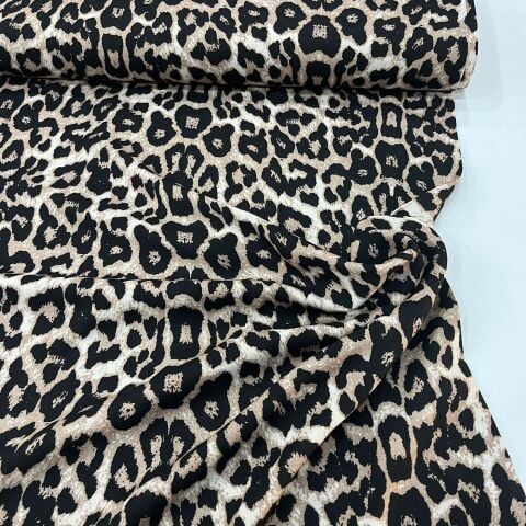 Leopar 0 Viskon Kumaş