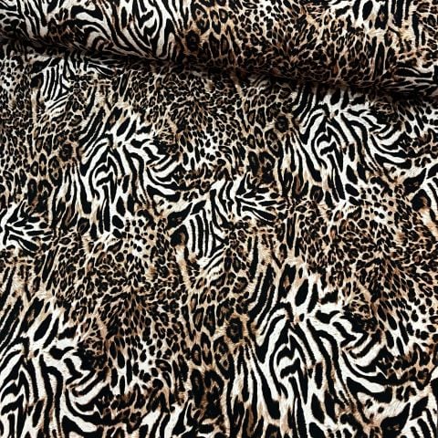 Leopar 0 Viskon Kumaş