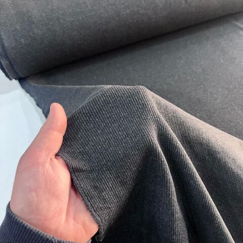 Antrasit Ribana Kumaş