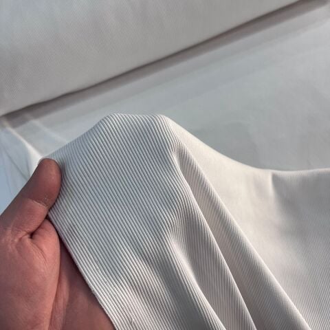 Beyaz Ribana Kumaş