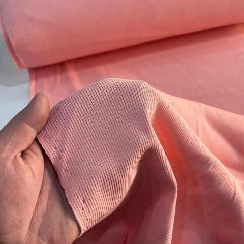 Açık Somon Ribana Kumaş