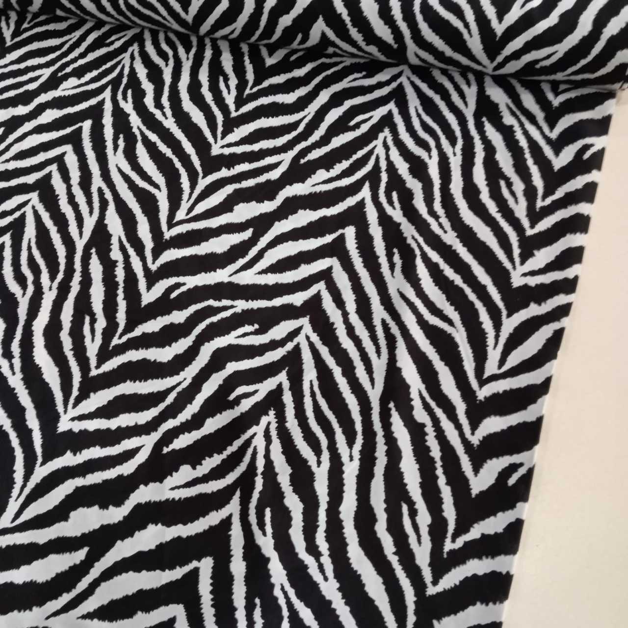 Zebra Viskon Kumaş