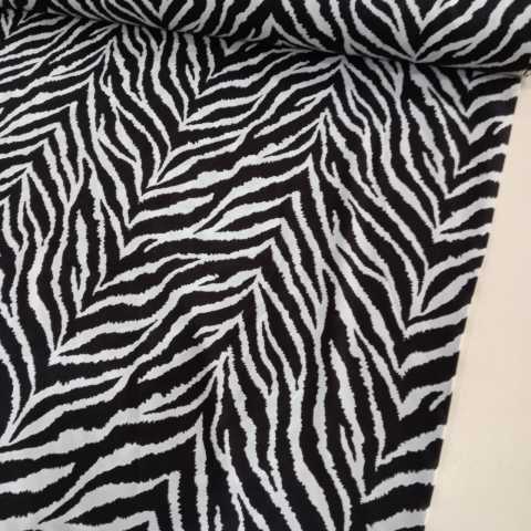 Zebra Viskon Kumaş
