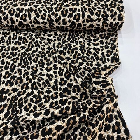 Leopar 1 Viskon Kumaş