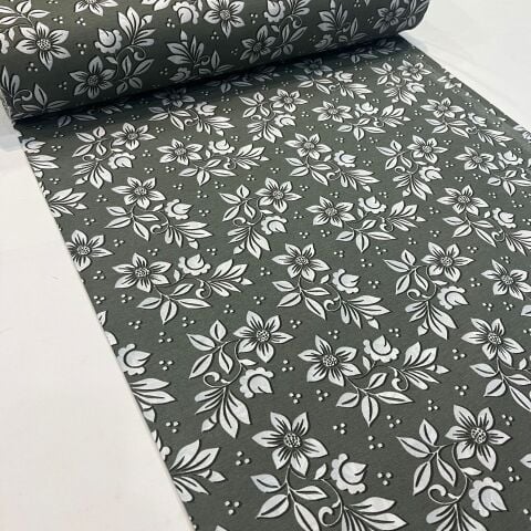 Yeşil  Zambak Poplin Kumaş
