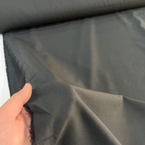 Siyah Polyviskon Kumaş