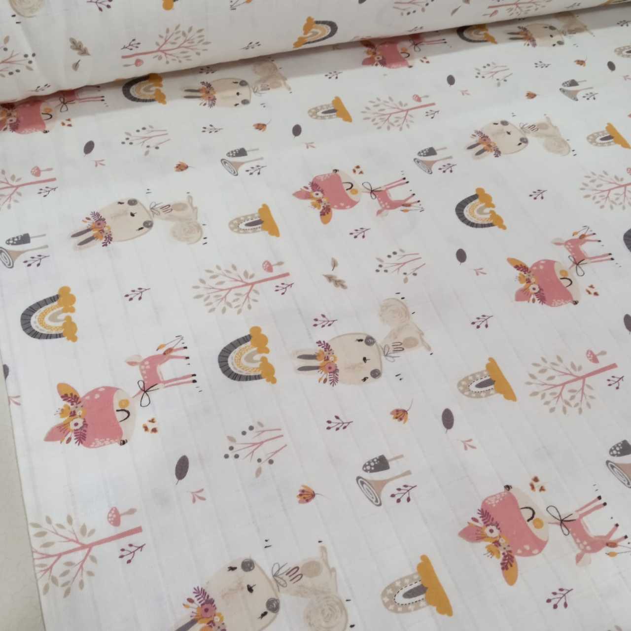 Pembe Bambi Müslin Bezi