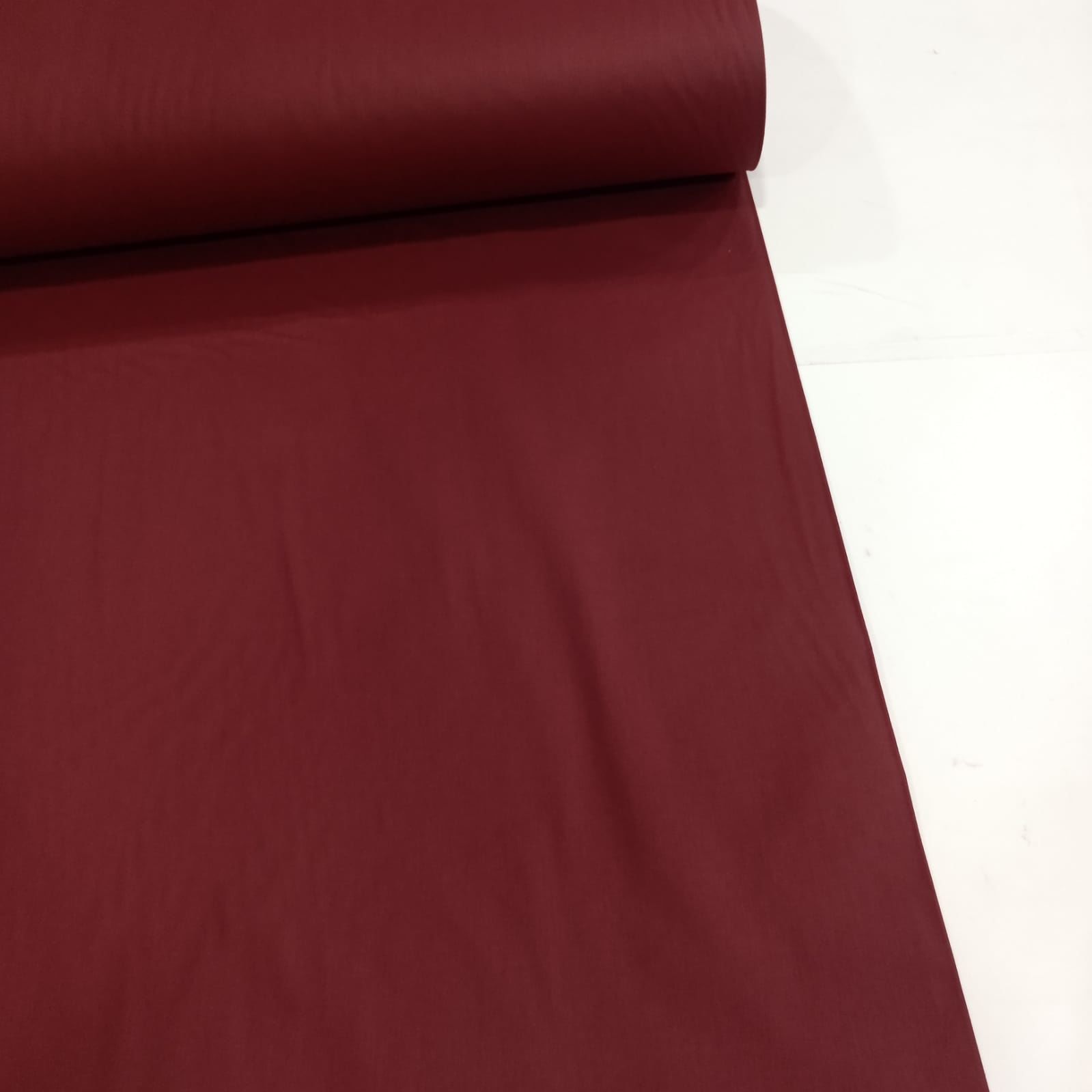 Bordo Poplin Kumaş