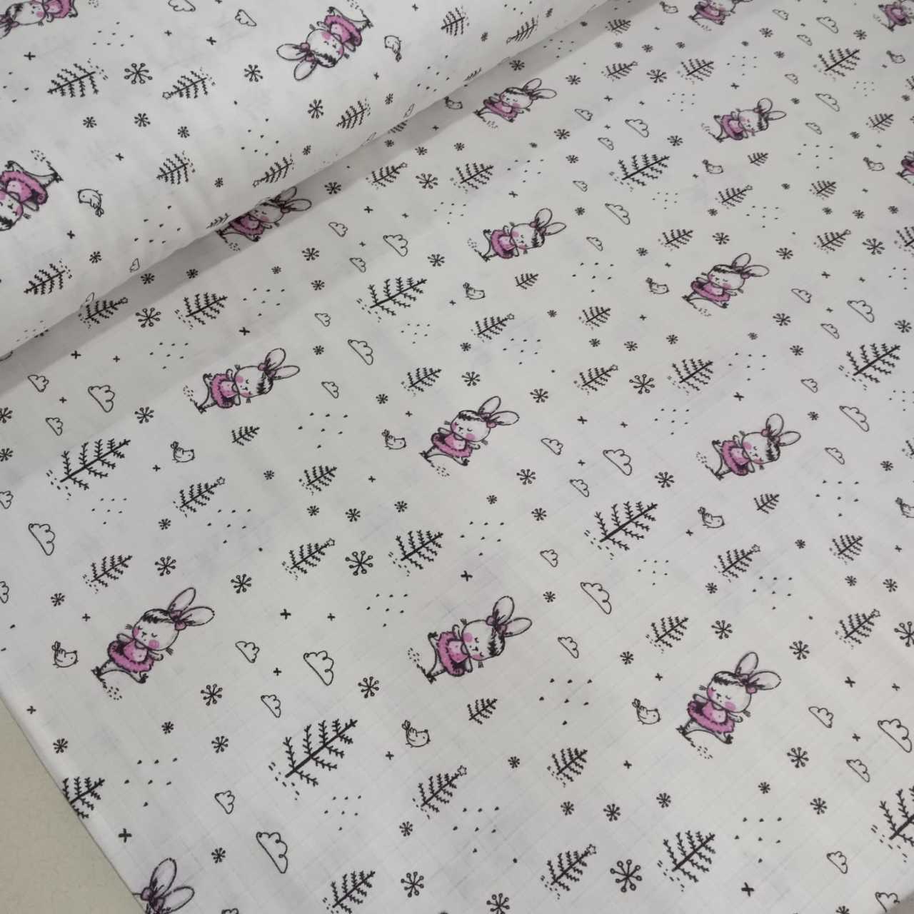 Pembe Tavşancık Müslin Bezi