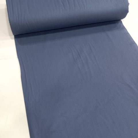 Koyu İndigo Poplin Kumaş