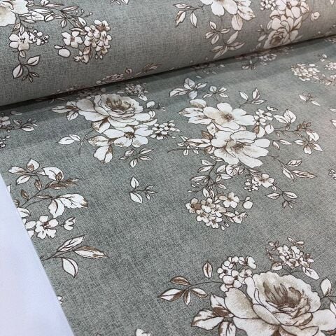 Pastel Yeşil Buket Duck Keten (en 220 cm)