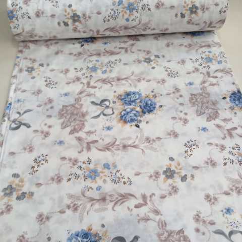 Mavi Buket Poplin