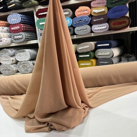 Camel Şifon Kumaş